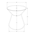 thumbnail image 2 of Monarch Accent Table, Drum, Side, End, Nightstand, Lamp, Living Room, Bedroom, Gold, 2 of 6