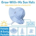 thumbnail image 4 of JAN & JUL Girls' Sun-Hat with UV Protection, Breathable Cotton (XL: 5-12 years, Cherries), 4 of 6