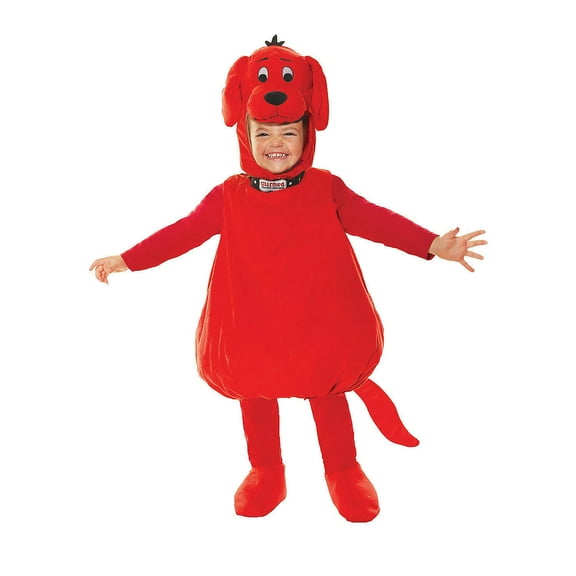 Underwraps Toddler's Deluxe Clifford The Big Red Dog Costume - Size 2T-4T