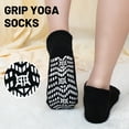 thumbnail image 3 of Grip Pilates Socks for Women, PUTUO Non Slip Yoga Sock, Gripper Socks for Athletic Pilates Ballet Workout Hospital, 6 Pairs, 3 of 7
