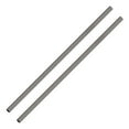 thumbnail image 1 of Reutilizables Metal Pajitas 2uds, Inoxidable Acero Recto Beber Pajita 10.5" x 0.3" Adecuado para Leche Batido Bebida Jugo - Negro, 1 of 5