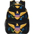 thumbnail image 1 of Faith Over Fear Patriotic Christian Cross American Flag Laptop Backpacks Double Shoulder Laptop Pack Bag Daypack Back Pack Bags Rucksack Computer Bag with Side Pockets Front Zipper Pockets, 1 of 6