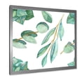 thumbnail image 2 of Designart 'Young Eucalyptus Branches and Leaves III' Traditional Framed Art Print, 2 of 4