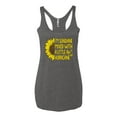 thumbnail image 2 of Wild Bobby, I'm Sunshine Mixed With A Little Hurricane , Inspirational/Christian, Women Tri-Blend Racerback Tank Top, Premium Heather, Medium, 2 of 5