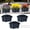 Black, variant on General 3 Pack Hanging Planters for Railing, 9.84 Inch Plastic Window Box with Drain Hole Plug, Indoor Outdoor Flower Pots for Balcony Fence Garden Decor (Black)