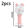 thumbnail image 2 of Ventilador mini carga plegable de dibujos animados de mano portátil de escritorio de oficina pequeño ventilador perezoso Ormromra CPB-DE-WX576-5, 2 of 5
