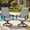Gray, variant on Nuu Garden Patio Swivel Chairs Set of 2, High-Back Outdoor Dining Chairs, All-Weather Textilene Outdoor Yard Chairs, Brown