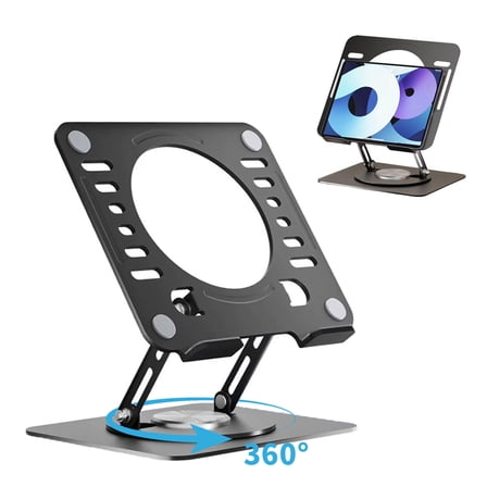 Adjustable Computer Stand with  Foldable & Portable Computer Stand 360° Rotating, Compatible Compatible with 10-17“ Laptops