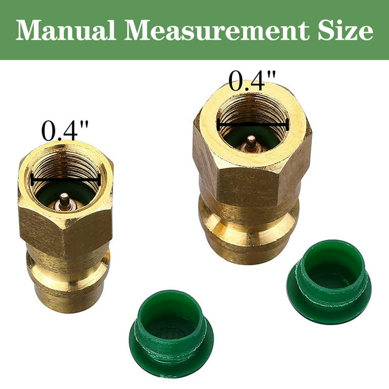 Pluokvzr 2 Pack R12 R22 to R134a Adapters R12 to R134a
