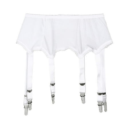 

Musuos Women Garter Belt with 6 Metal Buckles Straps Suspender Elastic Belt