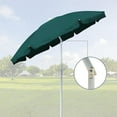 thumbnail image 4 of AMMSUN 6ft Green Round Outdoor Picnic Portable Market Patio Umbrella,Push Up & Tilt & Carry Bag, 4 of 9