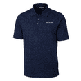 thumbnail image 2 of Men's Cutter & Buck Navy THE PLAYERS Big & Tall DryTec Advantage Tri-Blend Space Dye Polo, 2 of 3