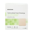 McKesson Hydrocellular Foam Dressings, Silicone Adhesive Wound Pad, 4