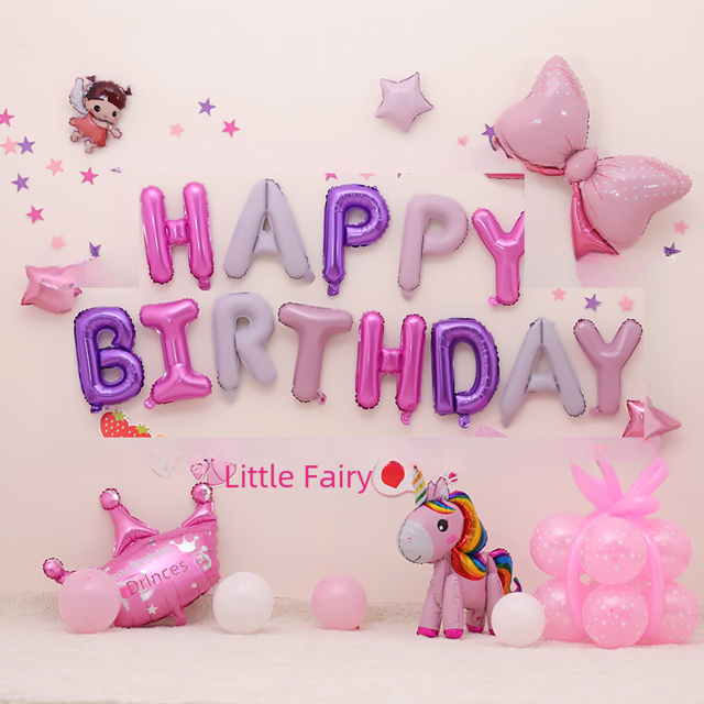 Caja de globos para decoración de primer cumpleaños de My Fairy, cajas para bebé con letras, cajas de globos para decoración de primer cumpleaños de hadas para baby showers de niñas, fondo para