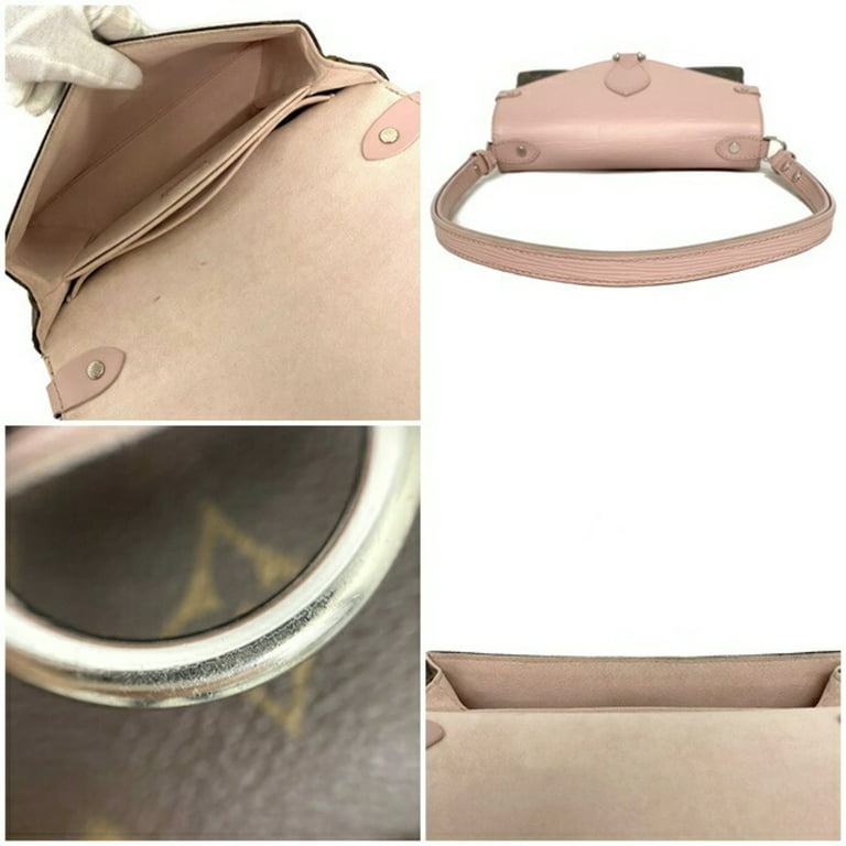 pink and brown lv bag