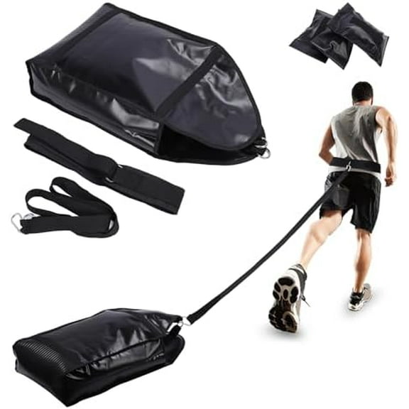 Adjustable Weight Sled Trainer Sandbag Sled Trainer with 3 Weight Sandbags for Speed Training Indoor Outdoor$$Sport & Recreation Other