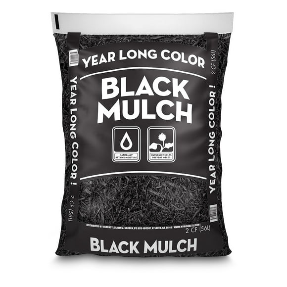 Year Long Color Mulch Black, 2 CF