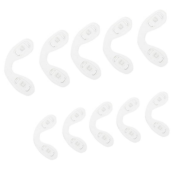 10 Piezas de Silicona para Niños, Almohadillas para La Unidas, Tobogán de Silicona Suave jinwen Almohadillas de silicona para la nariz