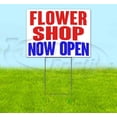 thumbnail image 1 of Flower Shop Now Open (18" x 24") Yard Sign, Includes Metal Step Stake, 1 of 6