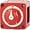 Red, variant on ANHXN m-Series Mini On-Off Battery Switch with Knob-