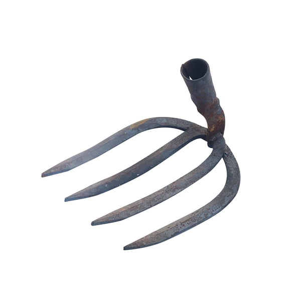 Reemplazo de Cabeza de de Jardín, de de Acero de Alto Carbono para Deshierbe, Suelo Suelto, Siembra, Elimi gris oscuro Soledad Cabeza de rastrillo