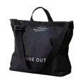 thumbnail image 3 of Bolso bandolera grande con correa ajustable para hombre y mujer Negro, 3 of 9