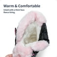 thumbnail image 4 of DREAM PAIRS Boys & Girls Winter Zip Snow Boots Outdoor Warm Waterproof Sport Snow Boot BLACK/PINK Size 9, 4 of 6