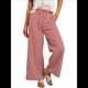 thumbnail image 1 of Pantalones Palazzo de Pierna para Mujer, Cintura Alta, con Cordón, Informales, Holgados, con Bolsillos, para Verano y Otoño. Rojo XXL, 1 of 10