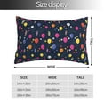 thumbnail image 4 of Disketp Pillow Covers Colored Balloons Pattern Throw Pillow Case Cushion Covers,Cushion For Bedroom,Couch,Home-14"X20", 4 of 8