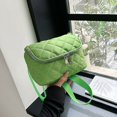 thumbnail image 4 of Bolso bandolera para mujer Bolso bandolera de moda Versátil Bolso bandolera con forma de rombo (Verde), 4 of 5