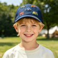 thumbnail image 2 of Krdevn Car Truck Taxi Embroidered Kids Mesh Baseball Cap Breathable Outdoor Sun Hat for Toddler Boys Girls, 2 of 5