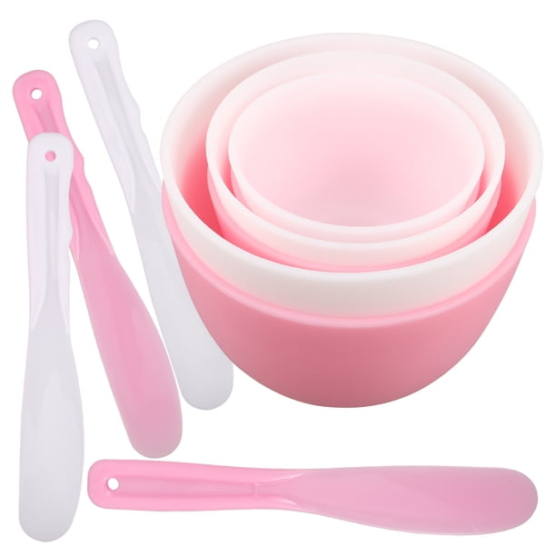 BESTYASH 1Jgo De Silicona Para Mascarillas Faciales Con Agitadora Para Uso En Salón Y Hogar