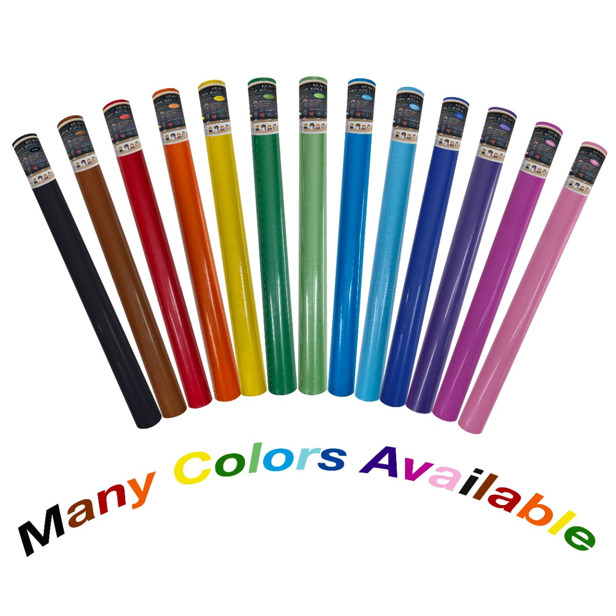 UOFFICE Colored Black Kraft Paper Roll, 25.7 x 82'
