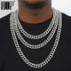 thumbnail image 2 of Cadena de eslabones cubanos de cadera para hombres, collar cubano helado de Miami, collares ostentosos chapados en oro, joyería de rapero de 13MM para hombres y mujeres Tan Jianjun unisex, 2 of 2