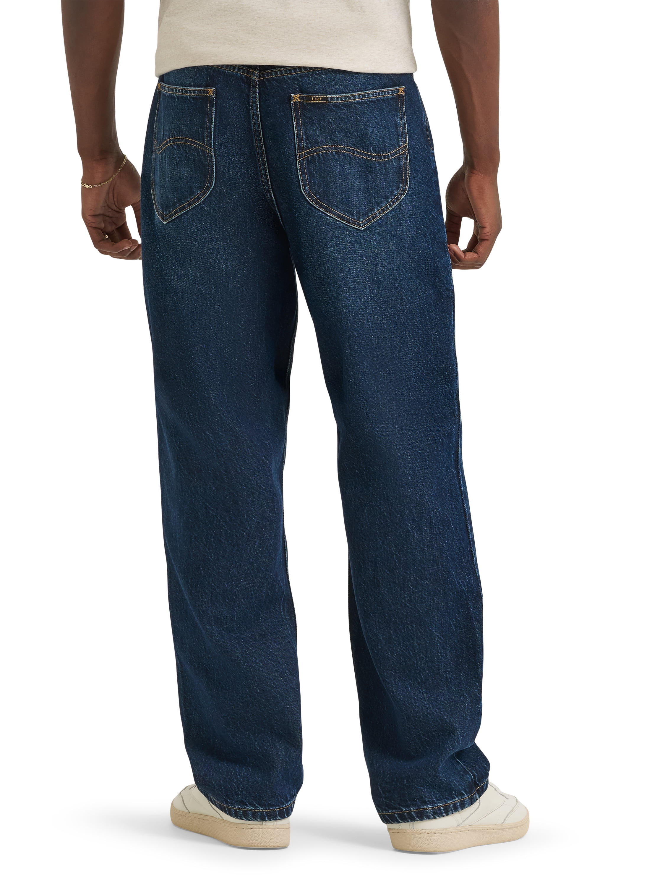 Lee® Men's Heritage Five Pocket Loose Straight Denim Jeans