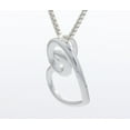 thumbnail image 2 of Jewelry Trends Sterling Silver Petite Swirl Heart Pendant on 18 Inch Box Chain Necklace, 2 of 7