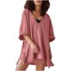 thumbnail image 2 of Puntoco Moda Mujer Casual Manga Corta V-Cuello Suelto Tops Ropa de Dormir Pantalones Cortos Conjuntos de Ropa de Dormir Liquidación Puntoco Puntoco-1819, 2 of 9