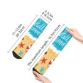 thumbnail image 4 of Fuzoiu Hello Summer1 Print Adult Socks, Crew Moisture-wicking Socks, Unisex Cushion Crew Socks,Casual Sports Ankle Socks, 4 of 7