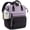 Plum-purple-black, variant on Laptop Backpack for Women, 15.6 Inch Work Business Backpacks Purse With Large Capacity, Waterproof Nurse Bag College Bookbag for School, Waterproof Casual Daypack for Travel