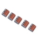 thumbnail image 2 of 20pcs De 5 De Palanca De Primavera Reutilizable Bloque De Terminal De Cable Eléctrico Conveniencia De Seguridad Del Cable De La Seguridad Rápida Y Confiable Para Mejoras En, 2 of 7