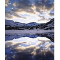 thumbnail image 2 of Talbot Frank, Christopher 26x31 White Modern Wood Framed Museum Art Print Titled - CA, Sierra Nevada Mts reflecting in Ellery Lake, 2 of 4