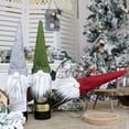 thumbnail image 3 of EeaseMX 3 bolsas de vino con forma de muñeca sin rostro, decoración navideña para champán, bolsa de recuerdo para vino, adornos navideños, regalos, 3 of 8
