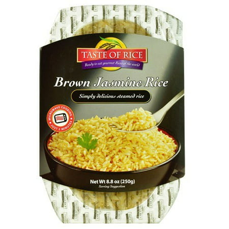 Taste Of Rice Ready-to-Eat Gourmet Rices of the World Brown Jasmine Rice 8.8