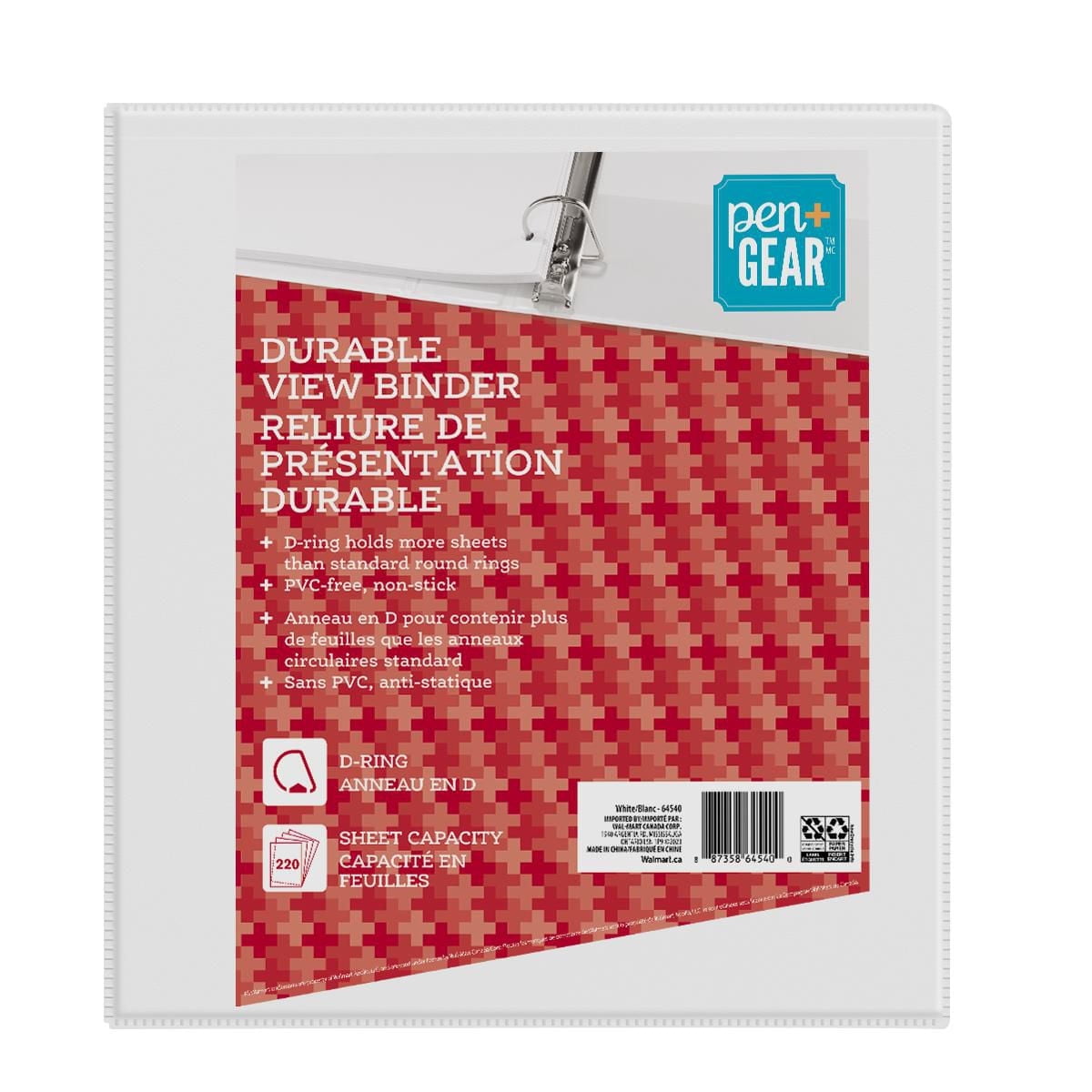 Pen + Gear Durable View Binder