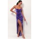 thumbnail image 3 of Vestido de mujer de primavera y verano sexy con tirantes de terciopelo sin mangas, 3 of 5