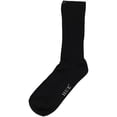 thumbnail image 1 of Tags Weekly Mens Ribbed Dress Socks, Black, 5-6.5, 1 of 1