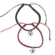 thumbnail image 5 of KAKOWELY 2 pulseras de fútbol trenzadas, pulsera de jugador de fútbol, cadena de muñeca de fútbol, 5 of 5