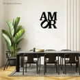 thumbnail image 3 of Amor Love - Beautiful Solid Steel Home Decor Decorative Accent Metal Art Wall Sign, 3 of 6
