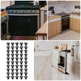 thumbnail image 4 of CTIRCHIU 200Pcs Dishwasher Kick Plate Trim Fastener Clips Black Plastic for Secure Panel Fixing, 4 of 7