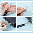 thumbnail image 4 of 2 cadenas acrílicas para bolso, 2 estilos, negras, planas, para bolso o cartera, 20-40 cm, repuesto para bolsos de mano., 4 of 9